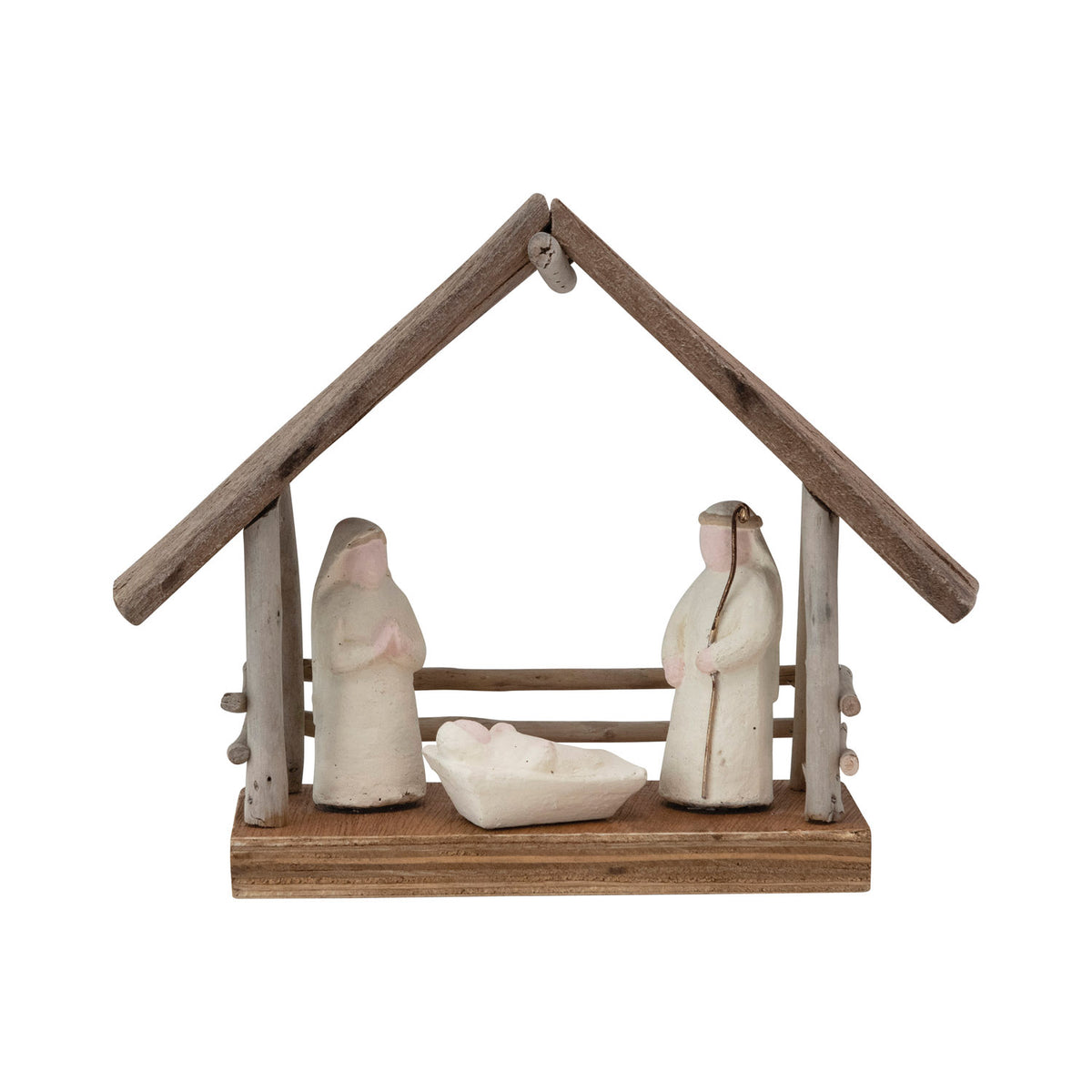 Driftwood Nativity Scene