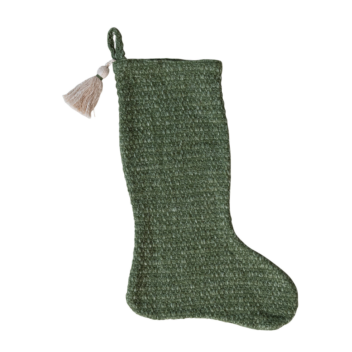 Tassel Stonewashed Stocking