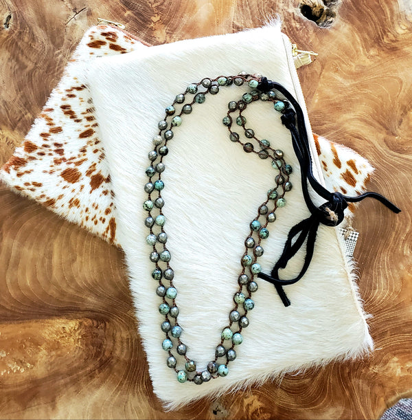 African Turquoise & Pyrite Rawlings - The Attic Boutique