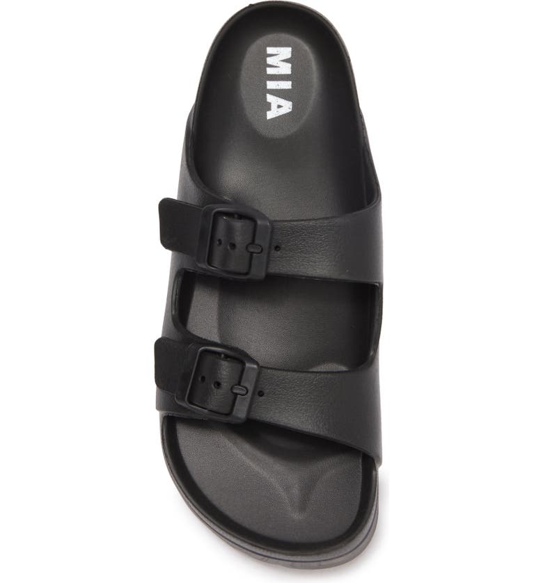 Mia Kiana Black Sandal Shoes - The Attic Boutique