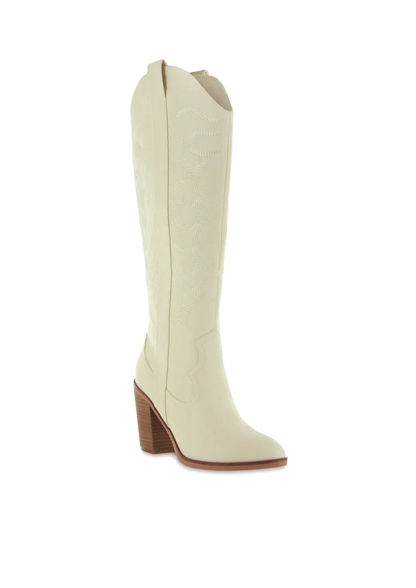 Mia Dakota Ivory Boots Apparel & Accessories - The Attic Boutique