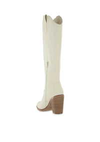 Mia Dakota Ivory Boots Apparel & Accessories - The Attic Boutique