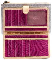 Consuela Violet Slim Wallet Handbags, Wallets & Cases - The Attic Boutique
