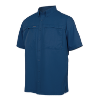 Deep Water Microfiber Button Down - the-attic-boutique-and-gift