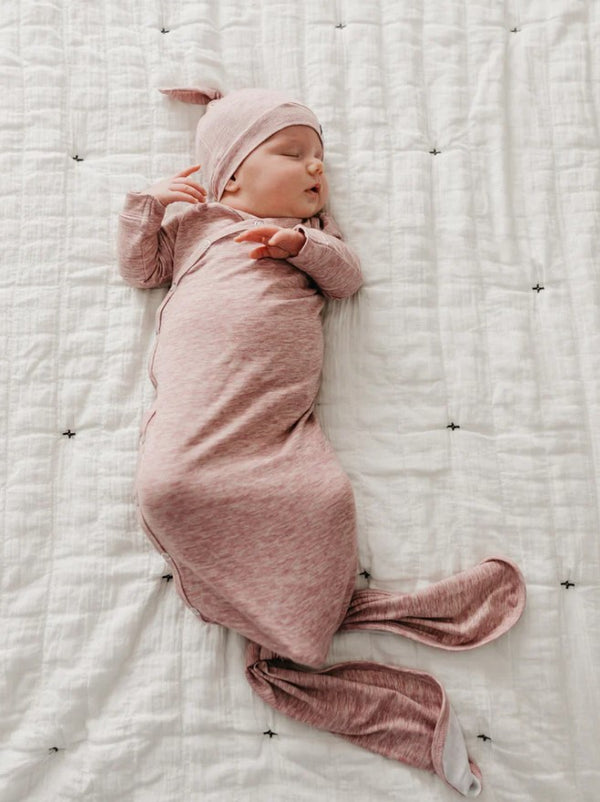 Copper Pearl Maeve Newborn Knotted Gown  - The Attic Boutique