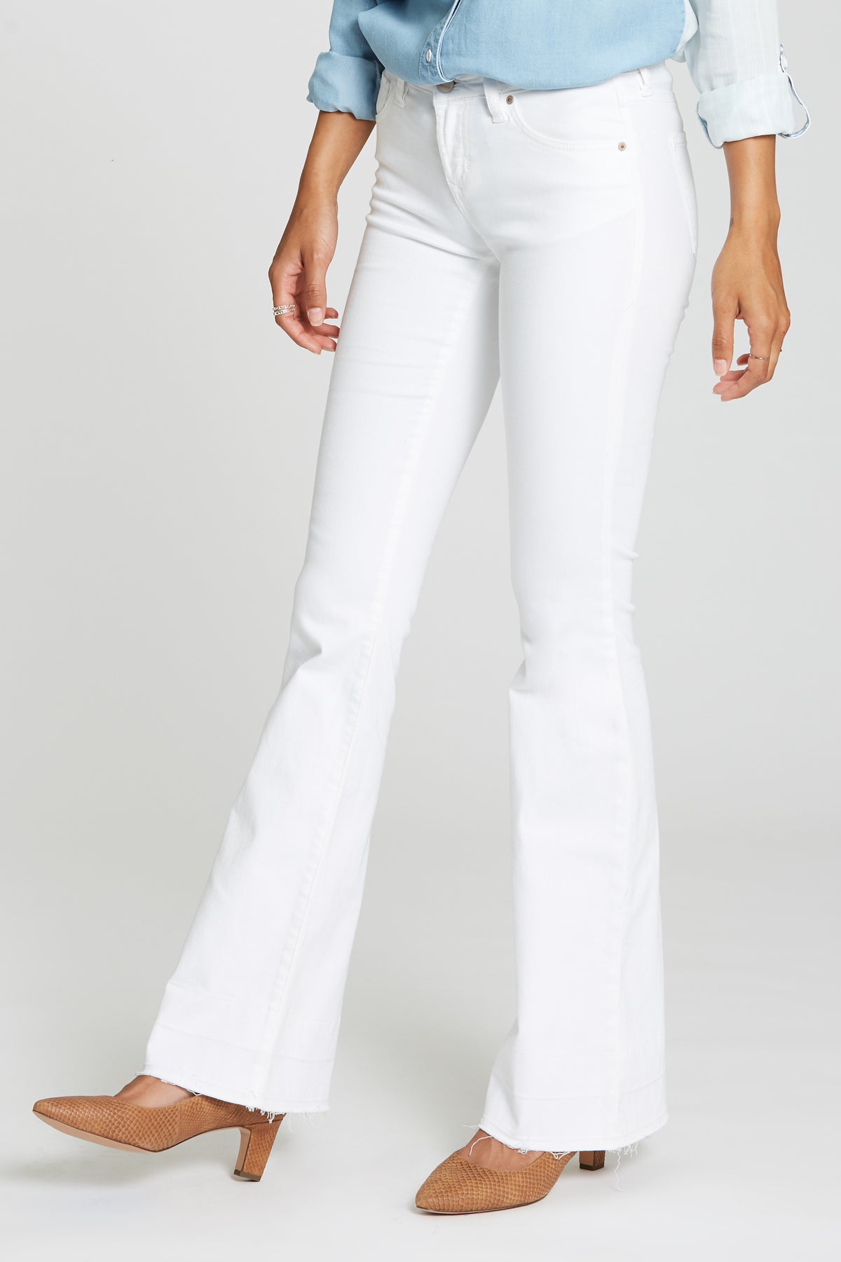 Rosie White Flares - the-attic-boutique-and-gift