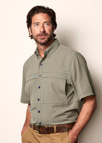 Mesquite Tekcheck Button Down - the-attic-boutique-and-gift